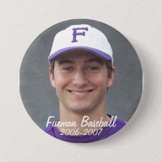 StembridgeW2007Mug, Furman Baseball, 2006-2007 3 Inch Round Button