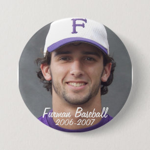 StembridgeW2007Mug, Furman Baseball, 2006-2007 3 Inch Round Button