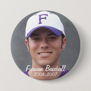 StembridgeW2007Mug, Furman Baseball, 2006-2007 3 Inch Round Button