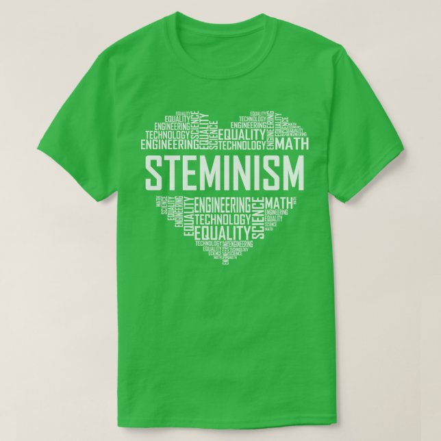 Steminism Heart T-Shirt (Design Front)