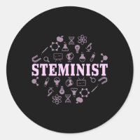Steminist Female Scientist Steminist Pun