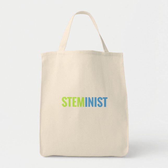 STEMinist Grocery Tote (Front)