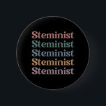 Steminist Retro Women In STEM 2 Inch Round Button<br><div class="desc">Steminist Retro Women In STEM Gifts!</div>
