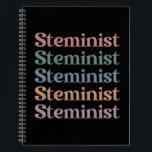 Steminist Retro Women In STEM Notebook<br><div class="desc">Steminist Retro Women In STEM Gifts!</div>