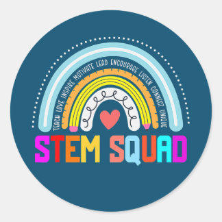 Steminist STEM Teacher Science Technology Classic Round Sticker