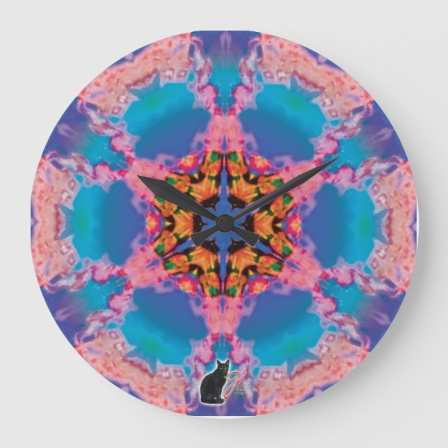 Stemma Kaleidoscope Large Clock (Front)