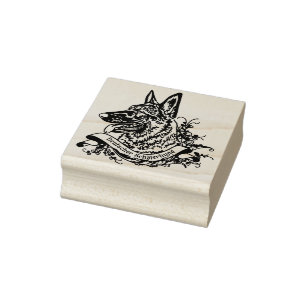 Stempel ANNO1900 Deutscher Schäferhund (grau) Rubber Stamp