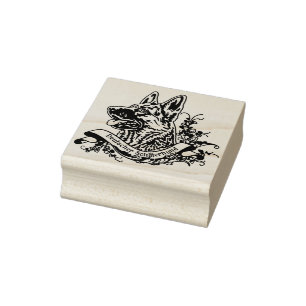 Stempel ANNO1900 deutscher Schäferhund Nr.1  Rubber Stamp