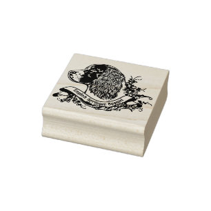 Stempel ANNO1900 mit englisch Springer Spaniel Rubber Stamp
