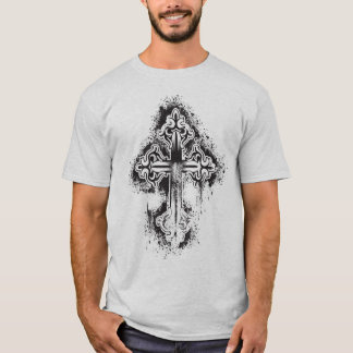Stencil Cross - Customized T-Shirt