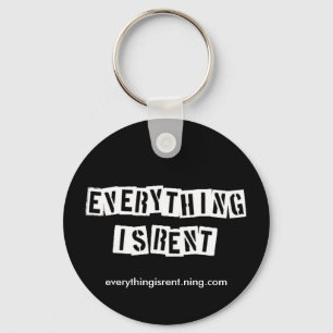 Stencil Letters Keychain