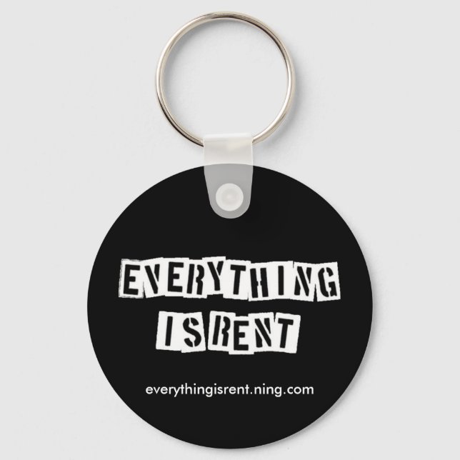 Stencil Letters Keychain (Front)