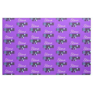 Steno Girl Court Reporter and Captioner DIY Fabric