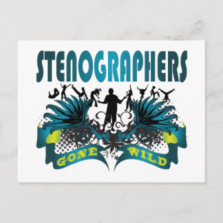 Stenographers Gone Wild Postcard
