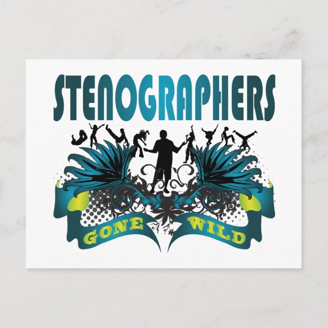 Stenographers Gone Wild Postcard (Front)