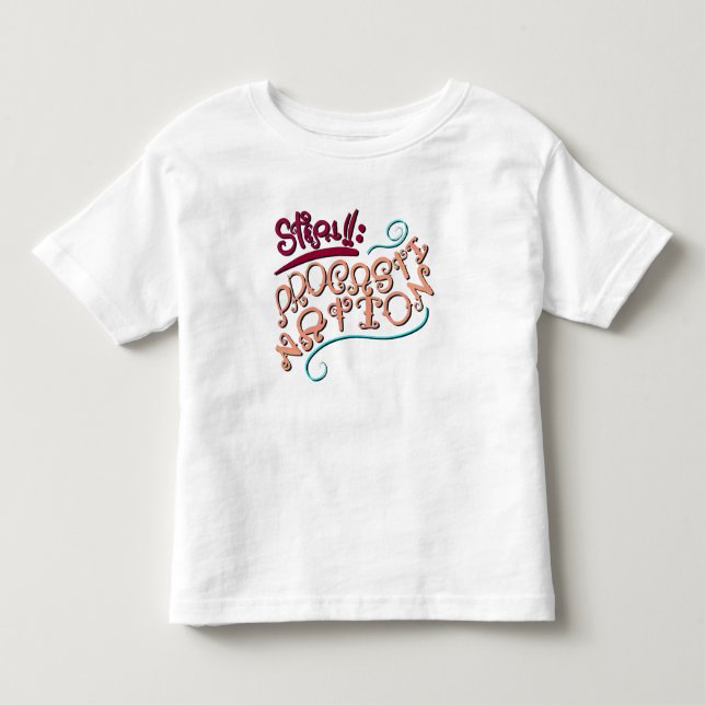 Step 1: Procastination Toddler T-shirt (Front)