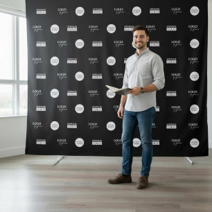 Step and repeat Company Sponsor logos Media wall Tapestry