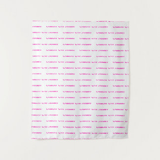 Step and Repeat Fabric Banner | Custom Text Tapestry