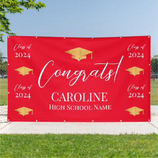 Step and repeat Graduation Backdrop banner