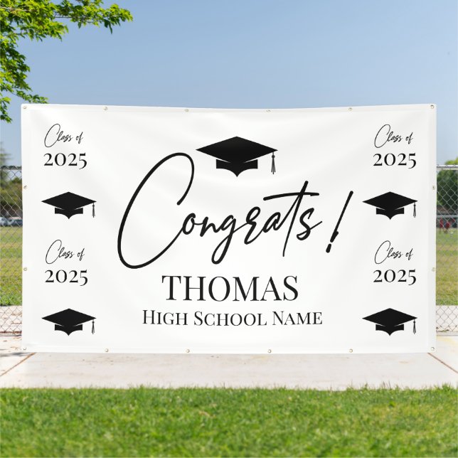 Step and repeat Graduation Backdrop banner  (Outside)