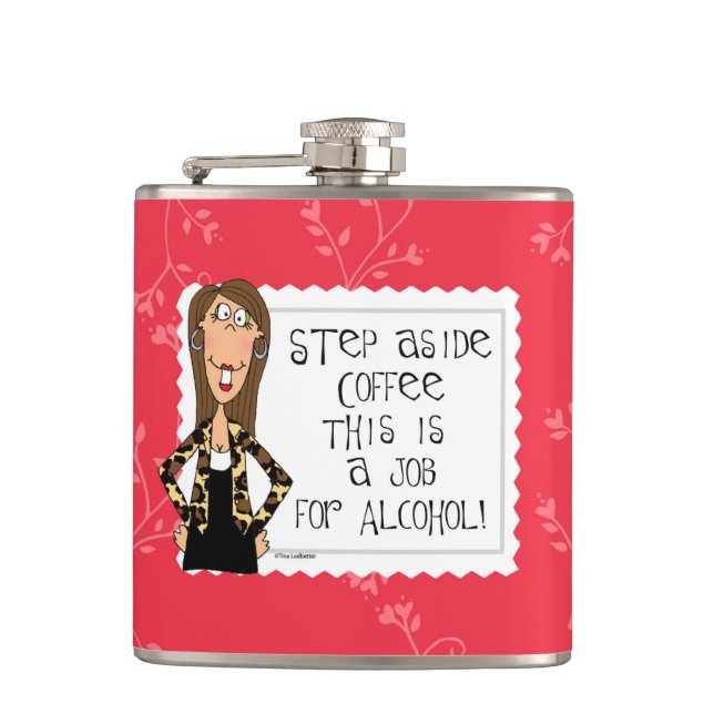 Step aside Coffee this is a job for alcohol flask (Front)