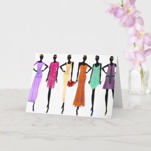 "Step Back in Time, Shine in the Present." Card