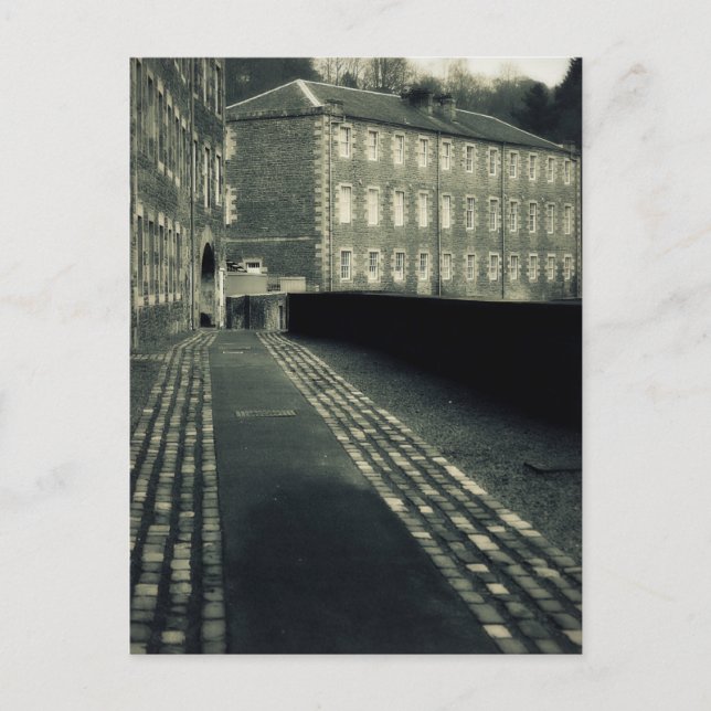 Step Back in Time - Streets of New Lanark Postcard (Front)