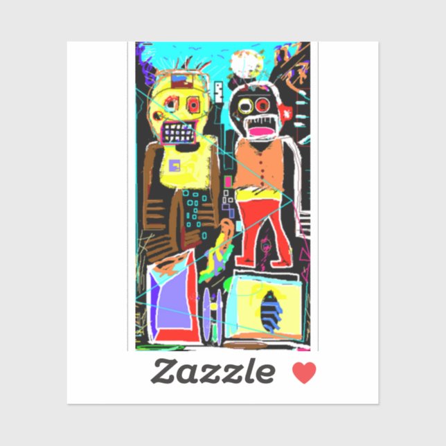 Step Brothers Sticker – Bold Abstract Face Art (Sheet)