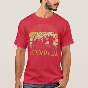 Step-Dad Bear Vintage T-shirt Fathers Day