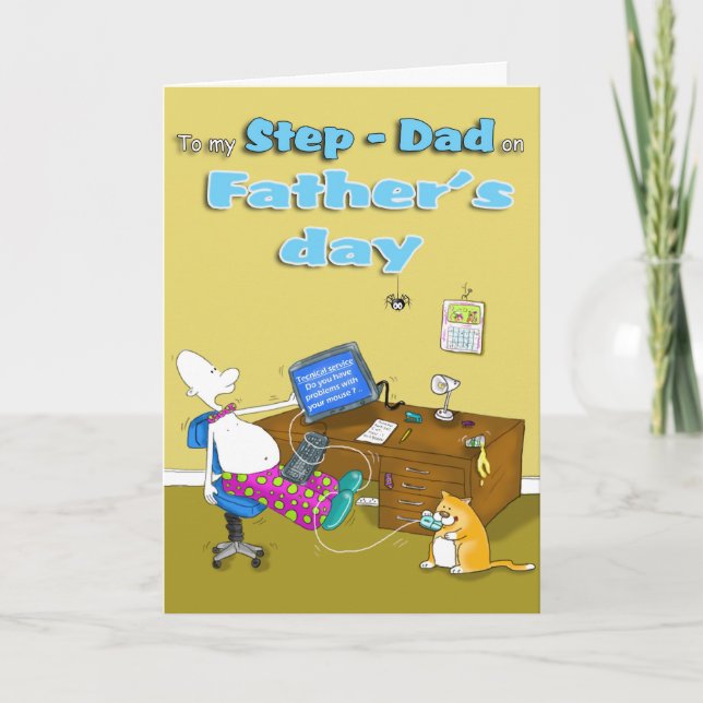 step dad fathers Day card (Front)