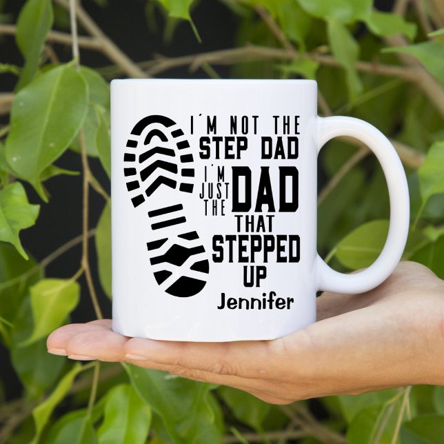 Step Dad Father's Day Personalized  Coffee Mug (Creator Uploaded)
