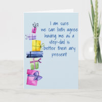 Step-Dad To Step-Son Step-Daughter Birthday Funny