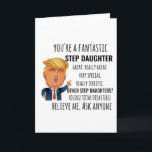 Step Daughter Best Gift Card<br><div class="desc">Apparel gifts for men,  women,  ladies,  adults,  boys,  girls,  couples,  mom,  dad,  aunt,  uncle,  him & her.Perfect for Birthdays,  Anniversaries,  School,  Graduations,  Holidays,  Christmas.</div>