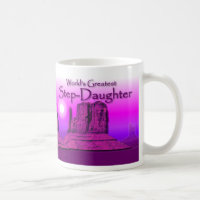 Step-Daughter's Loving Hands Purple Mug