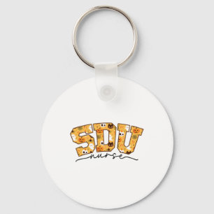 Step Down Unit Nurse Halloween Sdu Rn Fall Spooky Keychain