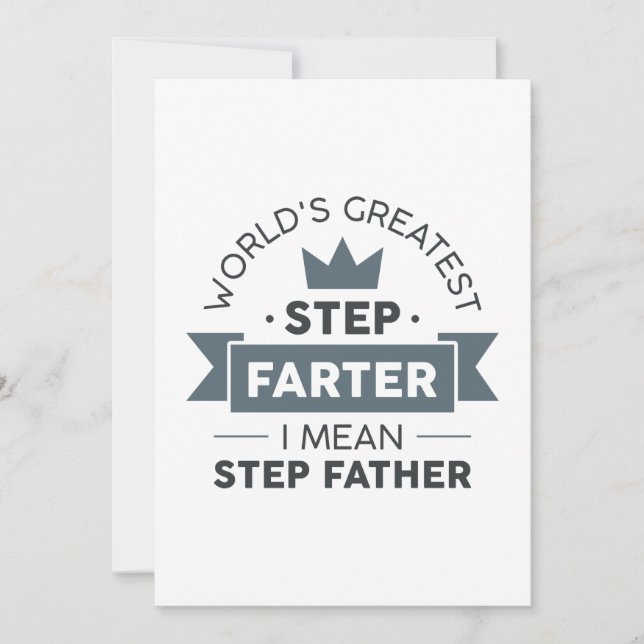 Step Farter Thank You Card (Front)