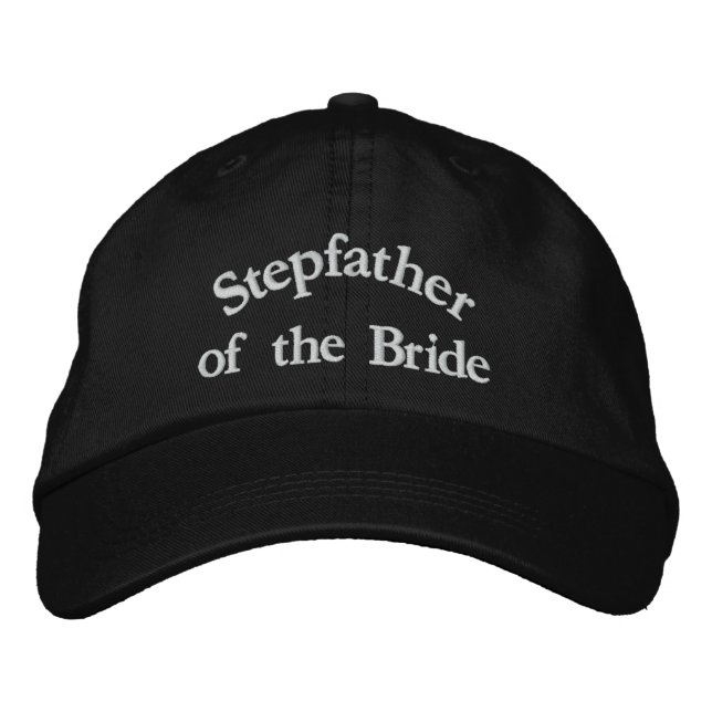 Step Father of the Bride Embroidered Hat (Front)