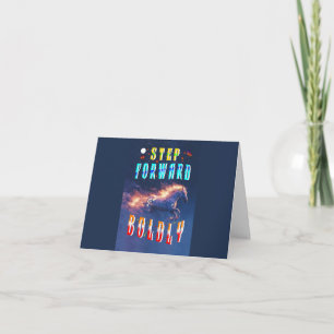 Step Forward Boldly Note Card