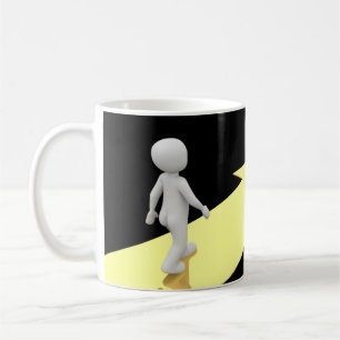 "Step into success, one sip at a time. ☕✨" Coffee Mug
