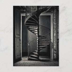 Step into the mystery with our vintage-inspired t- postcard