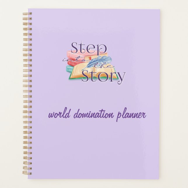Step Into The Story Yearly Planner (Front)