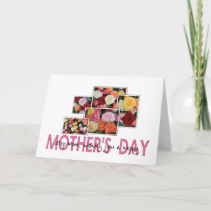 Step Mom Happy Mother's Day rose card