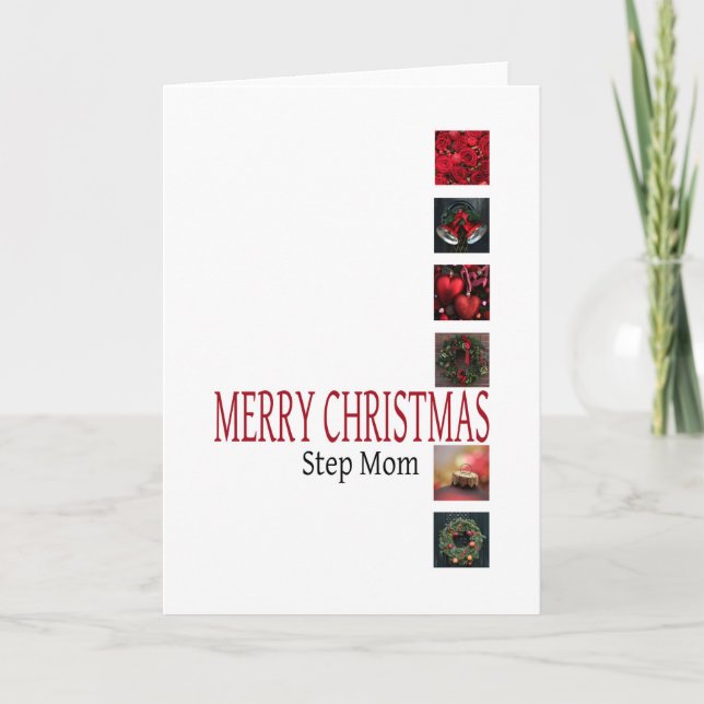 step mom    Merry Christmas card (Front)