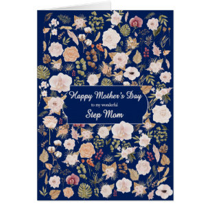Step Mom Mothers Day Scattered Flowers