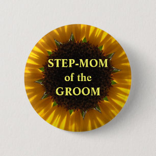 Step Mom Of The Groom 2 Inch Round Button