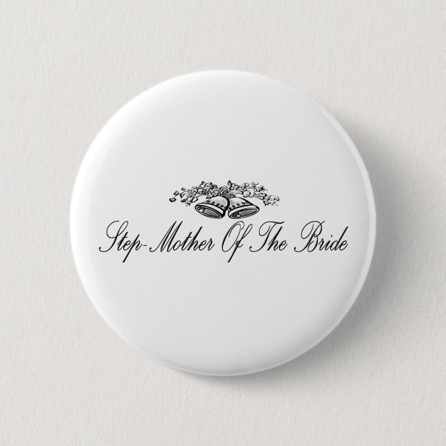 Step-Mother Of The Bride Button (Front)