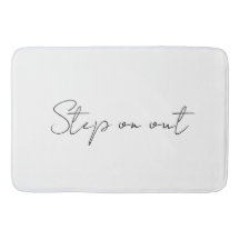 Step On Out Bath Mat