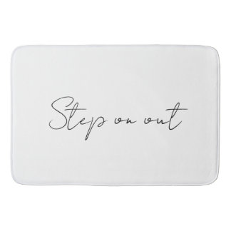 Step On Out Bath Mat
