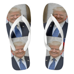 Step on The Don Flip Flops