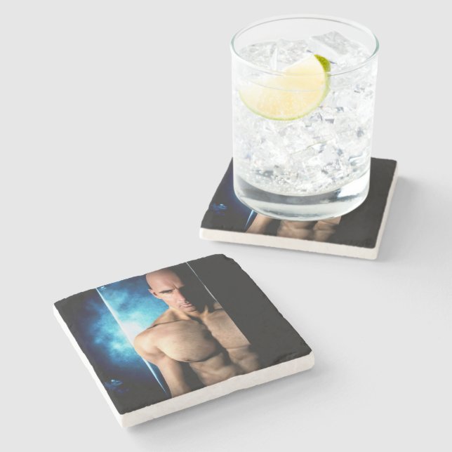 Step Out stone coaster (Side)